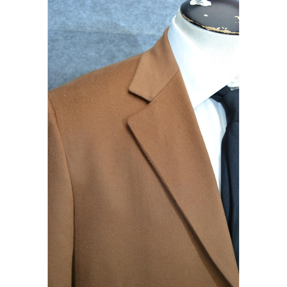 Edwin Nazario Sport Coat Mens 44R Brown Wool Cashmere Loro Piana Blazer Italy - Picture 6 of 16
